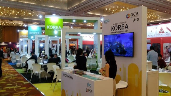 KOCCA（韓国コンテンツ振興院）のパビリオン
